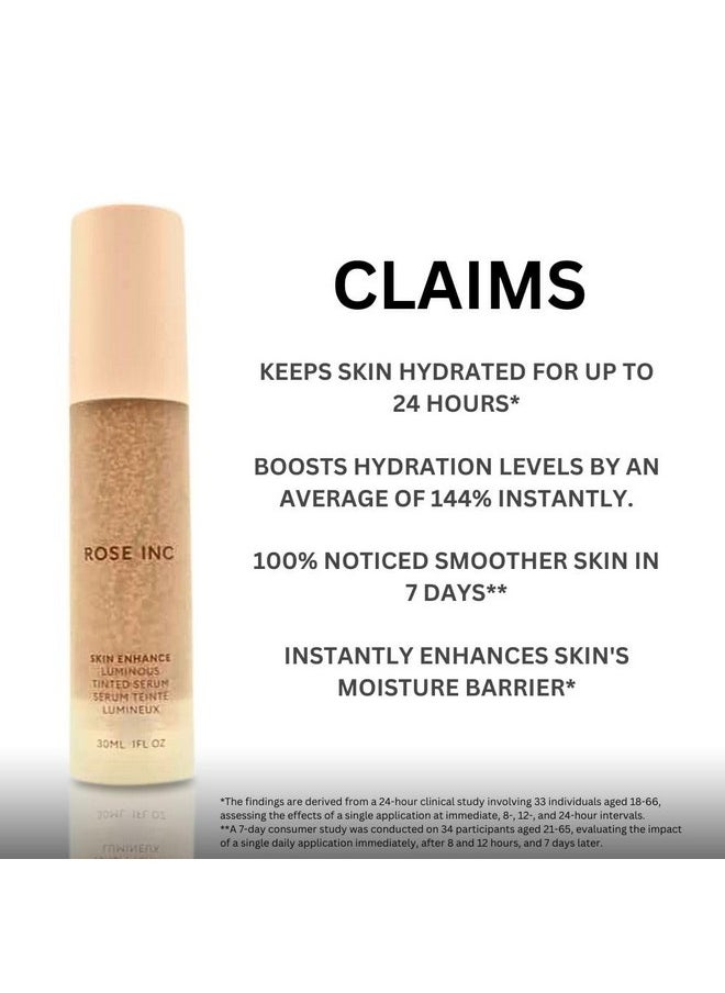 ROSE INC Skin Enhance Non-Comedogenic Skin Tint Serum Foundation 60