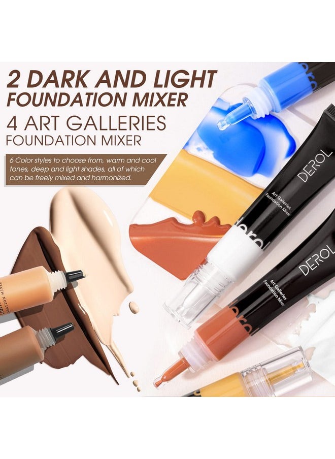 LOKFAR Blue Foundation Mixing Pigment for Adjusting Shade and Color Corrector, Blends Easily With Foundation, Blue Color Corrector for Adjusting Foundation from Warm to Cold (02# Blue)