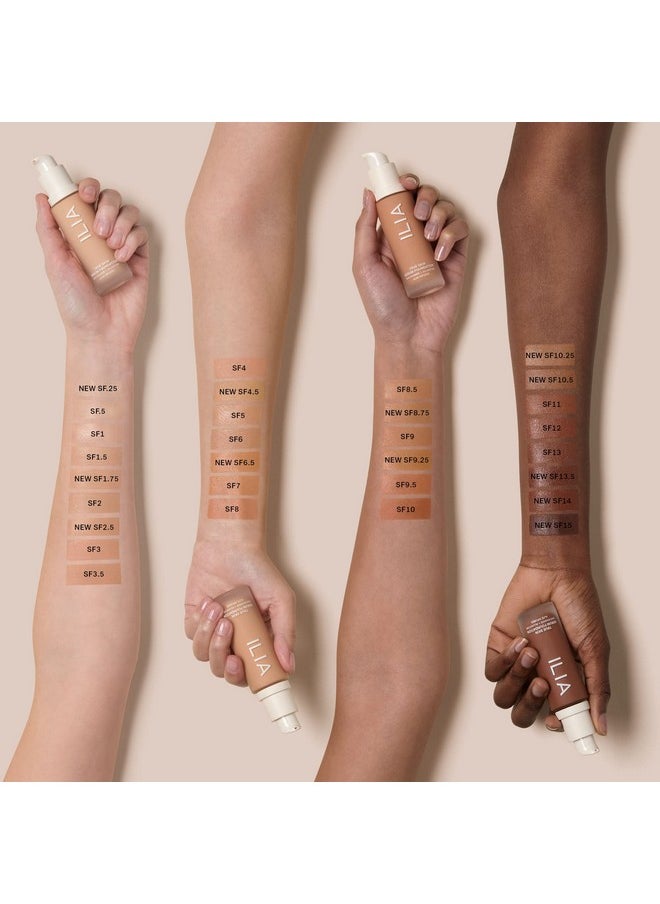 ILIA - True Skin Serum Foundation | Non-comedogenic, Cruelty-Free, Vegan, Weightless Feel, Buildable Coverage, Safe For Sensitive Skin (Tavarua SF2)