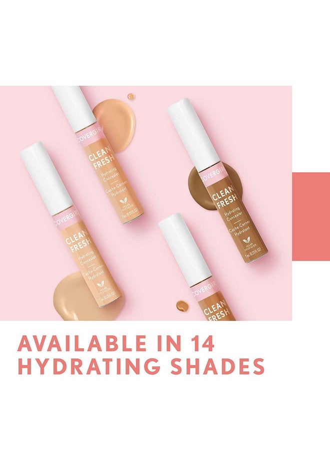 COVERGIRL Clean Fresh Hydrating Concealer, Light Medium, 0.23 Fl Ounce