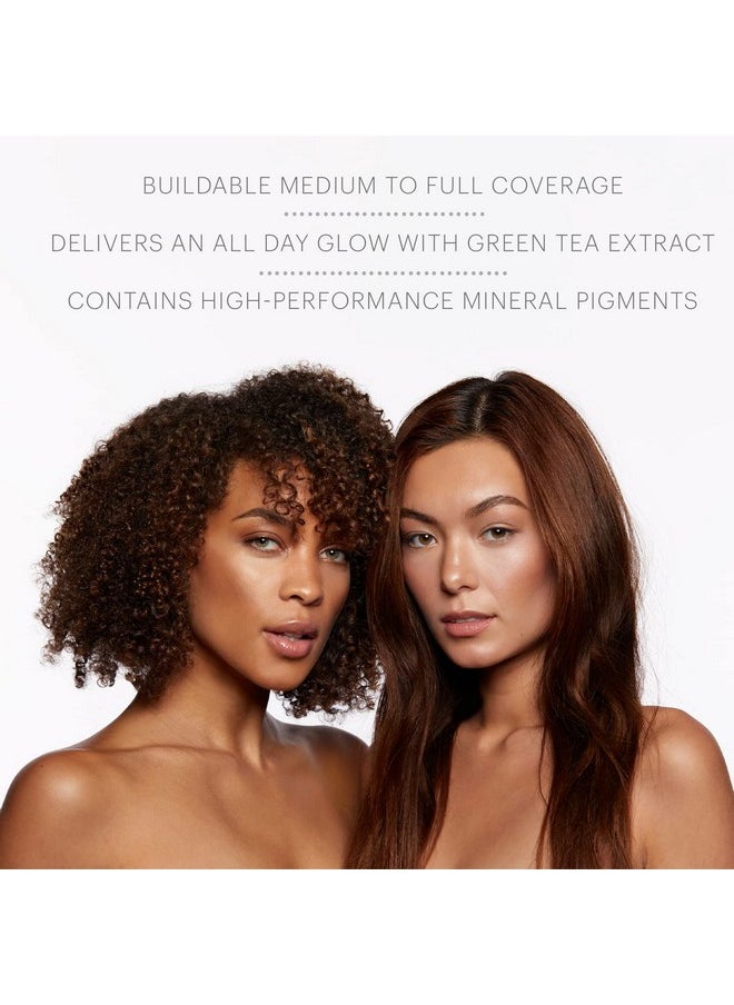 Glo Skin Beauty Satin Cream Foundation Makeup for Face, Natural Fair - Full Coverage, Semi Matte Finish, Conceal Blemishes & Even Skin Tone