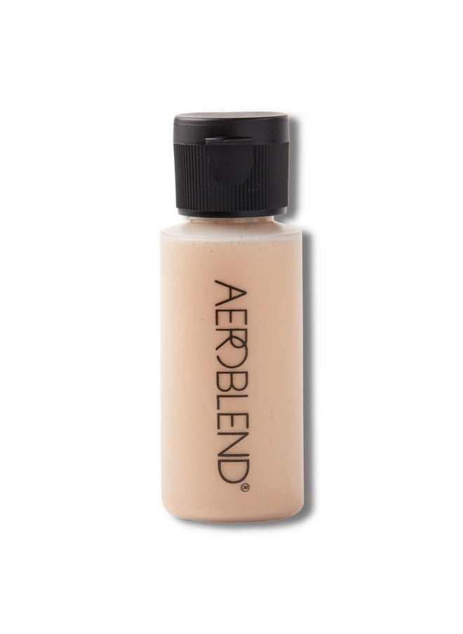 AEROBLEND Airbrush Foundation Makeup (N25) Professional, Water-Based, Buildable, Long-wearing, For all skin types, 1 oz