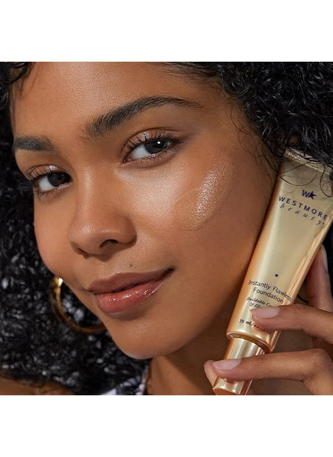 Westmore Beauty Instantly Flawless Foundation - Medium 1.2 oz - Foundation Full Coverage, Makeup Foundation, Liquid Foundation, Best Foundation, Light Foundation Foundation Makeup Full Coverage