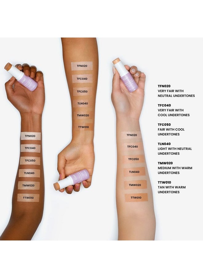 JOAH Crystal Glow Tinted Luminizer Stick, Multitasking Korean Makeup Highlighter and Bronzer Stick, Customizable Formula for a Natural Glow, Peptide Infused, Medium with Warm Undertones