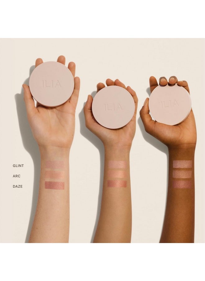 ILIA - Lightshift Cream Highlighter | Non-Comedogenic, Long-Lasting, Vegan, Cruelty-Free | Weightless, Seamless, Silky Highlighter (Glint - Soft Champagne, 0.27 oz | 7.8 g)