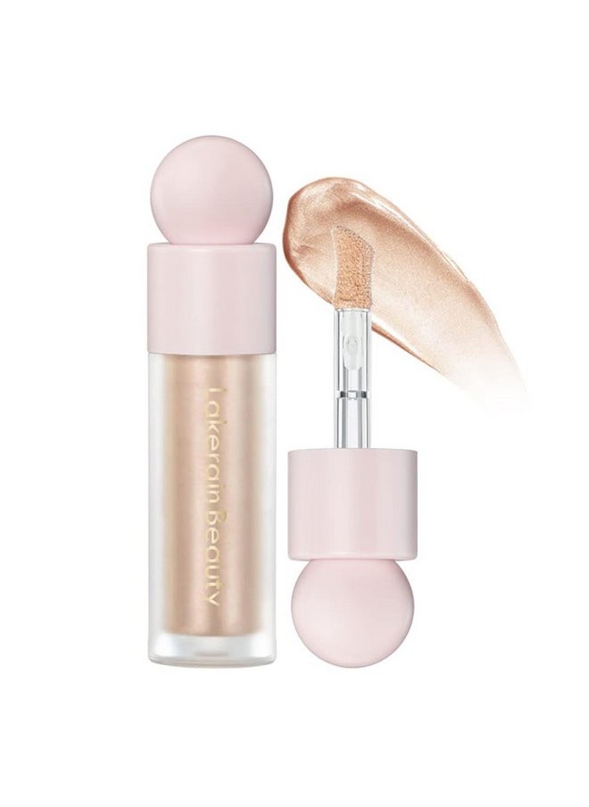 GECOMO Liquid Contour Beauty Wand Face Highlighter Bronzer Makeup Stick, Dewy Finish, Moisturizing Silky Smooth Texture 0.25 Oz/ 7.5ml - 02 STARLIGHT