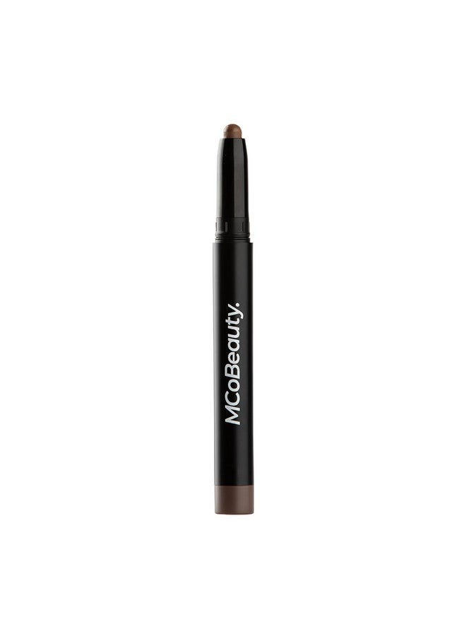 MCoBeauty Eyeshadow Stick, Matte, Chocolate, Highly Pigmented, Built-in Sharpener, Vegan, Cruelty Free Cosmetics