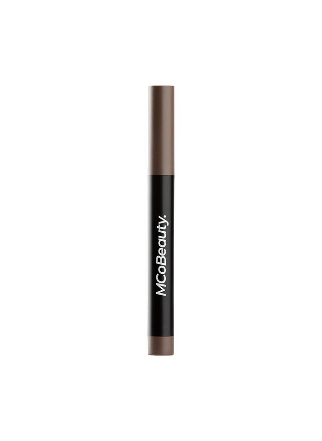 MCoBeauty Eyeshadow Stick, Matte, Chocolate, Highly Pigmented, Built-in Sharpener, Vegan, Cruelty Free Cosmetics