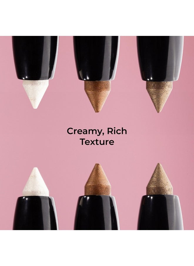 MCoBeauty Eyeshadow Stick, Matte, Chocolate, Highly Pigmented, Built-in Sharpener, Vegan, Cruelty Free Cosmetics