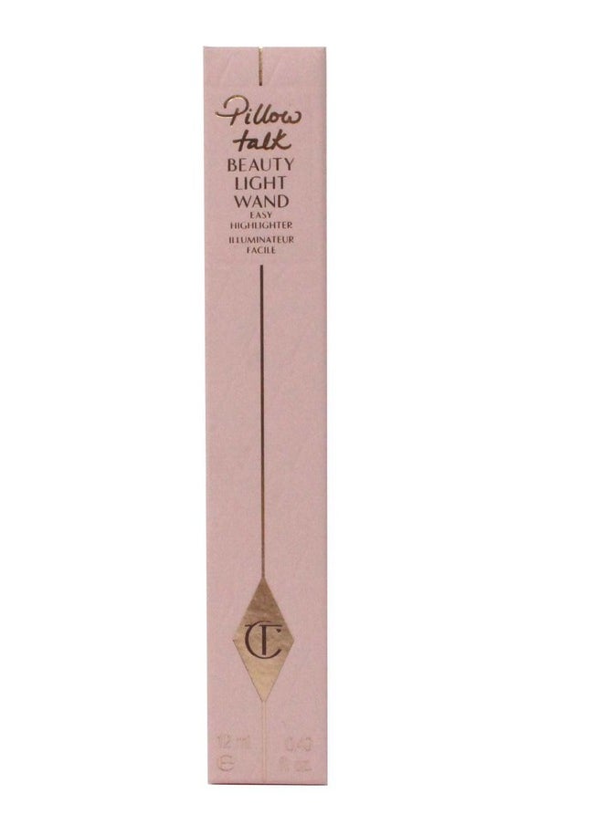 Charlotte Tilbury Pillow Talk Beauty Light Wand Easy Highlighter #Light/Medium, 0.4 Ounce