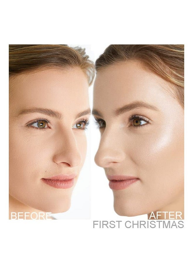 VENICS ORGANIC Diamond Glow Melted Organic Highlighter | 100% Natural, Vegan and Cruelty-Free | First Christmas | Organic Highlighter Makeup | Cream Highlighter (First Christmas (Sparkling rose gold))