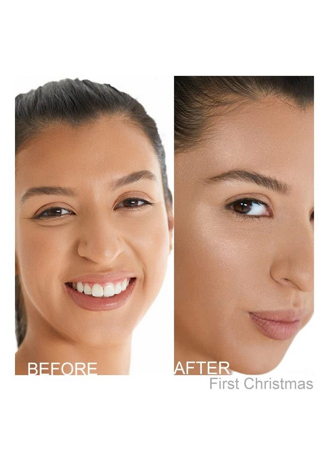 VENICS ORGANIC Diamond Glow Melted Organic Highlighter | 100% Natural, Vegan and Cruelty-Free | First Christmas | Organic Highlighter Makeup | Cream Highlighter (First Christmas (Sparkling rose gold))