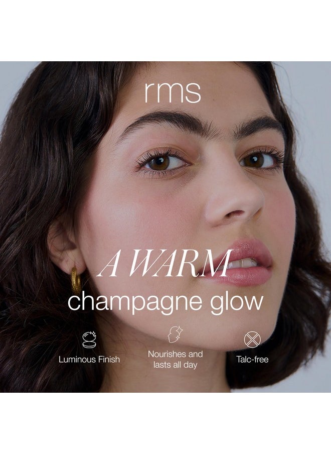 RMS Beauty ReDimension Hydra Dew Luminizer - Highlighter Makeup, Talc Free Powder & Gel Cream Highlighter, Body Shimmer Face Highlighters & Luminizers