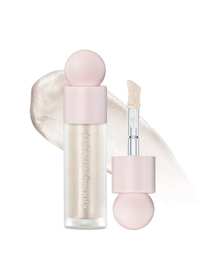 MEICOLY Liquid Highlighter,Long Lasting Liquid Luminizer Shimmer Stick,Waterproof Smooth Highlight Face Illuminator,Silky Natural Glow Makeup Sparkly Highlighters for Face,01 Enlighten