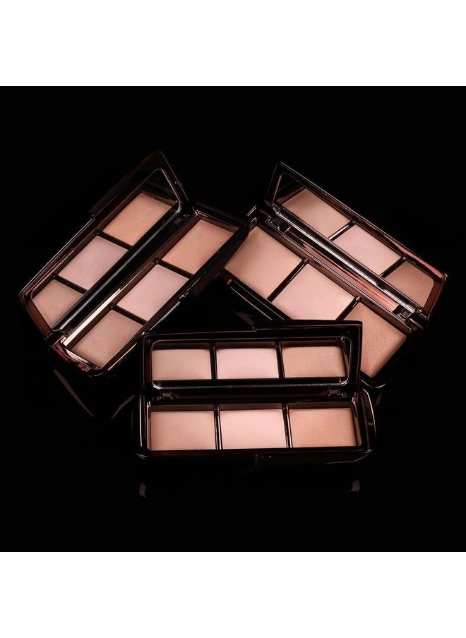 Hourglass Ambient Lighting Palette. Three-Shade Highlighting Palette for Your Best Complexion. (Dim light -Incandescent Light -Radiant Light). Cruelty-Free and Vegan
