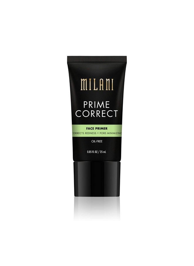 Milani Prime Correct Face Primer - Corrects Redness + Pore-Minimizing (0.85 Fl. Oz.) Vegan, Cruelty-Free Face Makeup Primer to Color Correct Skin & Reduce Appearance of Pores