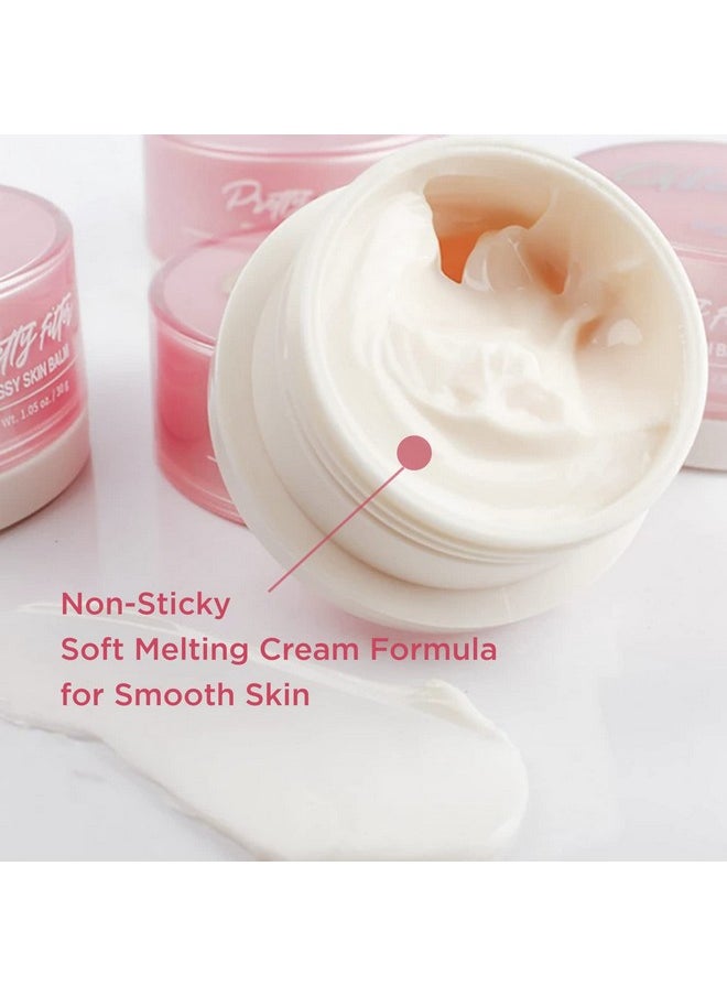 TOUCH IN SOL Pretty Filter Glassy Skin Balm Primer 1.05 oz. - Skin Smooth Moisturizing Primer before Makeup - Natural Glow Face Cream Moisturizer with Shea Butter and Rose Flower Water