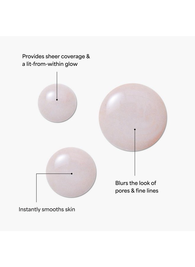 TULA Skin Care Face Filter Blurring and Moisturizing Primer - Luna, Evens the Appearance of Skin Tone & Redness, Hydrates & Improves Makeup Wear, 1fl oz