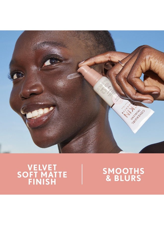 CoverGirl TruBlend Skin Enhancer, Velvet Blur, Primer, Plumps Dry Skin, Blurs Pores, Hydrating, Brightening, Lasts All Day, 0.81oz
