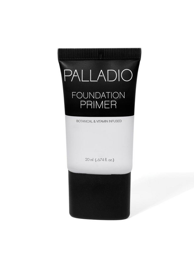 Palladio Foundation Primer, Lightweight and Velvety Primer with Aloe Vera and Chamomile, Wear Alone or As Foundation Base, Minimizes Fine Lines and Pores, Helps Makeup Last Longer, 0.674 oz