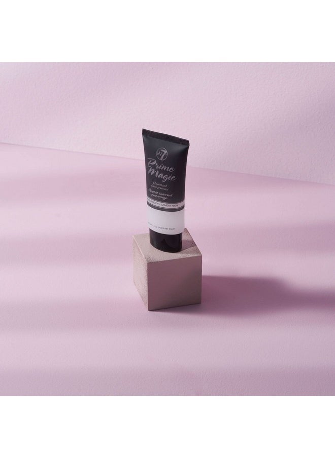 W7 Prime Magic Face Primer - Clear Makeup Base Priming Formula For Flawless Skin - Vegan Makeup