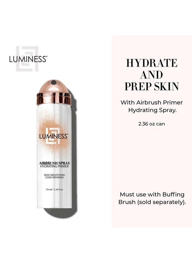 LUMINESS Airbrush Primer Hydrating Spray - Primes, Hydrates and Smooths Skin Texture for The Ultimate Canvas for Foundation Application - Hydrolyzed Silk & Hyaluronic Acid - 1.66oz