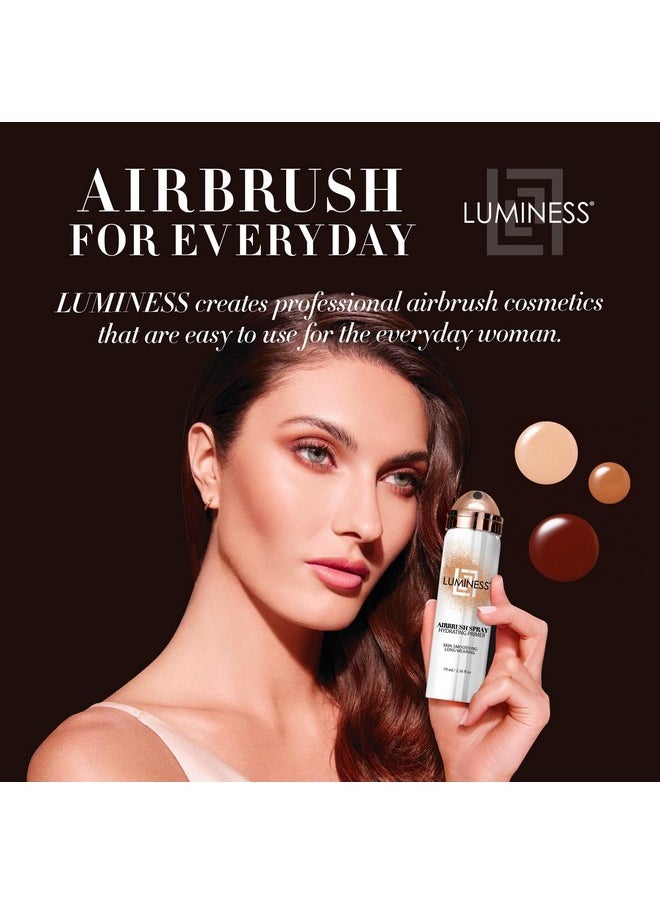 LUMINESS Airbrush Primer Hydrating Spray - Primes, Hydrates and Smooths Skin Texture for The Ultimate Canvas for Foundation Application - Hydrolyzed Silk & Hyaluronic Acid - 1.66oz