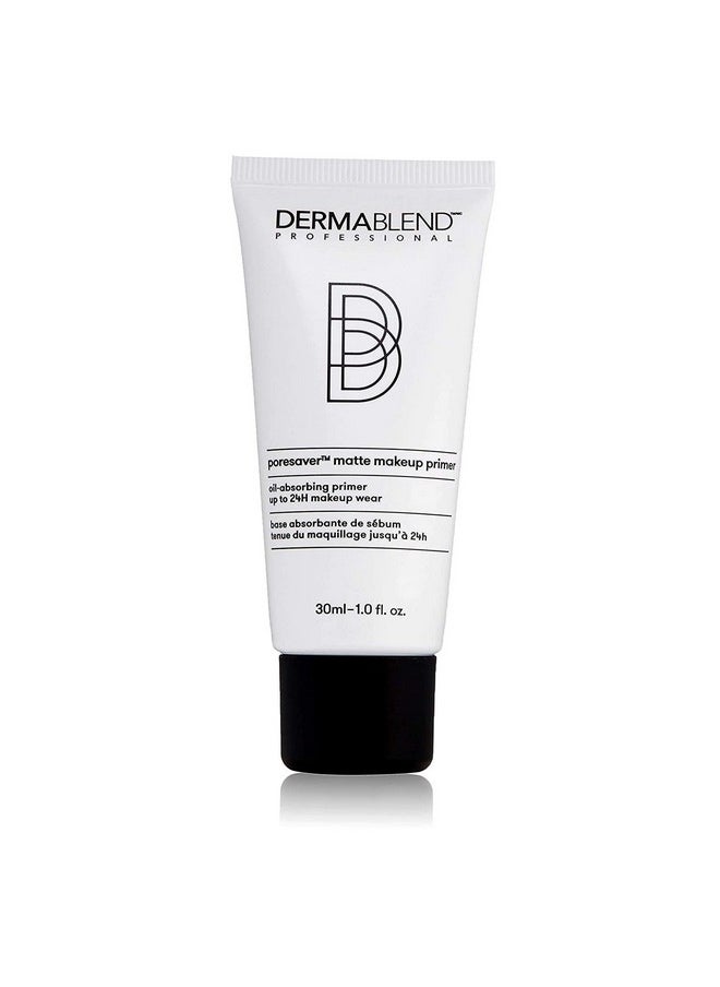 Dermablend Poresaver Matte Primer Face Makeup for Oily Skin, Lightweight Pore Minimizing & Blurring Face Primer, 24HR Wear, 1.0 Fl. Oz.