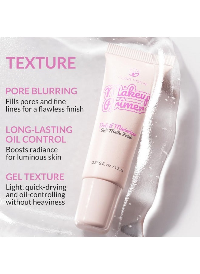 YOUNG VISION Pore-Minimizing Makeup Primer for Face Before Makeup, Soft Matte Finish, Shine Control, Long-Lasting Face & Foundation Base, Lightweight Complexion Prep, 0.338 fl oz