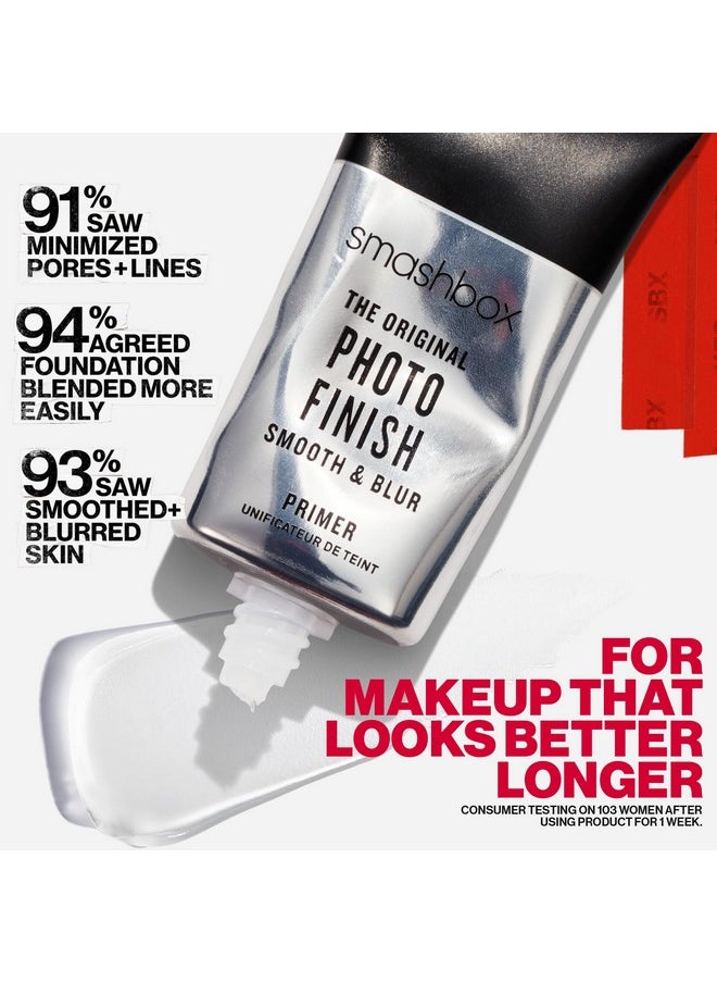 Smashbox The Original Photo Finish Smooth & Blur Makeup Primer | Vitamin E + Oil Free, 1 Fl Oz