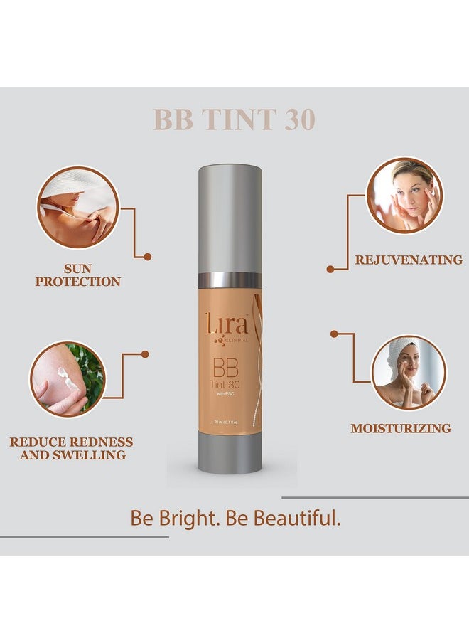 Lira Clinical BB - SPF 30 Tinted BB Cream with PSC & Vitamins - Full coverage - 0.7 fl oz. (BB Tint 30)