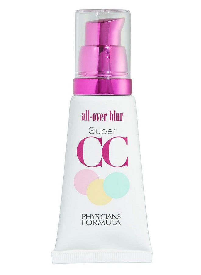 Physicians Formula Super CC+ Cream Foundation, Light Medium, Dermatologist Approved, Color-Correction and Care All-Over Blur CC Cream
