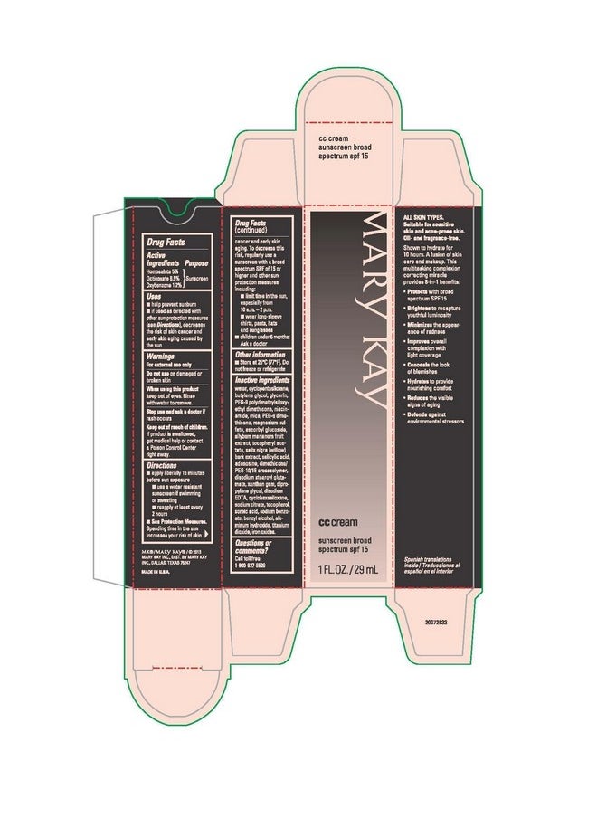 Mary Kay CC Cream: Lightweight Moisturizer & Sunscreen SPF 15 for All Skin Types (1 Fl Oz)