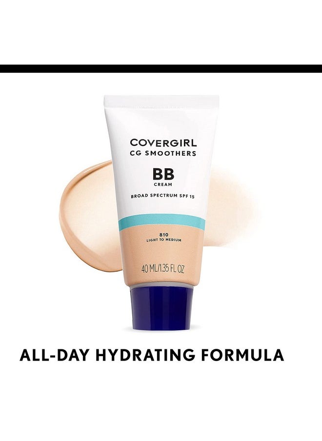 COVERGIRL Smoothers Lightweight Bb Cream With Spf 15, 810 Light To Medium Skin Tones, 2 Count