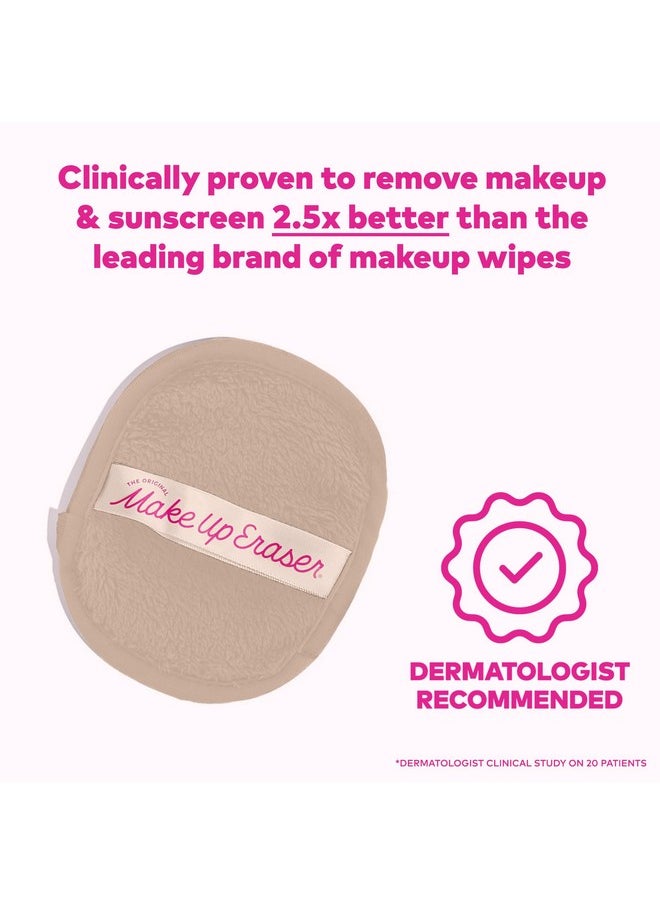 The Original MakeUp Eraser, 7-Day Set, Erase All Makeup With Just Water, Including Waterproof Mascara, Eyeliner, Foundation, Lipstick, Sunscreen, and More! (Sweet Cream), 7ct.