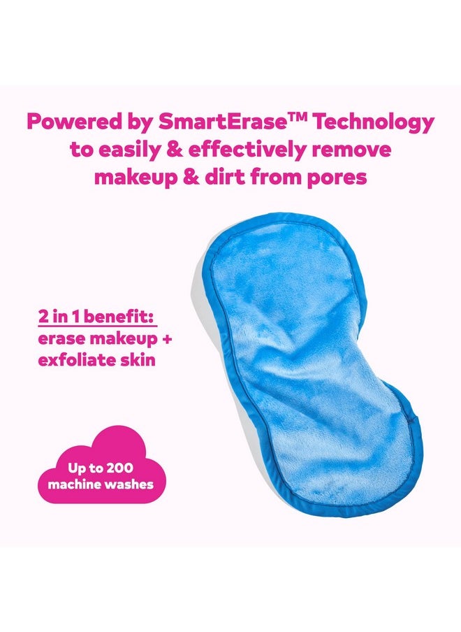 The Original MakeUp Eraser PRO, Effortlessly Remove All Makeup Using Only Water, Including Waterproof Mascara, Eyeliner, Foundation, Lipstick, Sunscreen, and More! Berry Blue, 1ct.