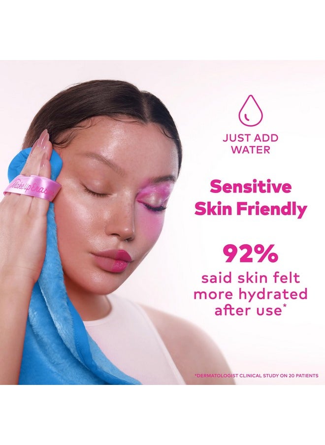 The Original MakeUp Eraser PRO, Effortlessly Remove All Makeup Using Only Water, Including Waterproof Mascara, Eyeliner, Foundation, Lipstick, Sunscreen, and More! Berry Blue, 1ct.