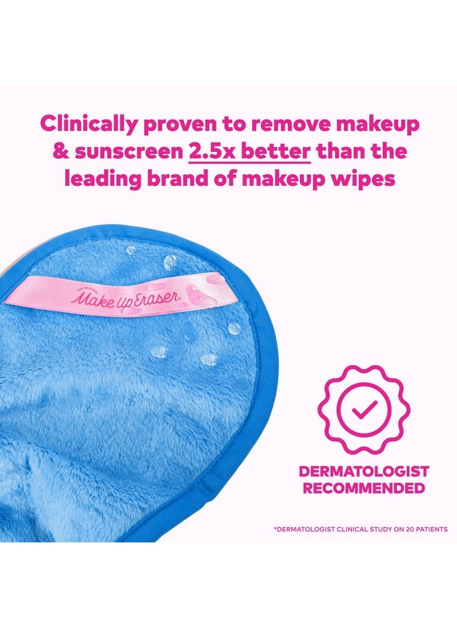 The Original MakeUp Eraser PRO, Effortlessly Remove All Makeup Using Only Water, Including Waterproof Mascara, Eyeliner, Foundation, Lipstick, Sunscreen, and More! Berry Blue, 1ct.