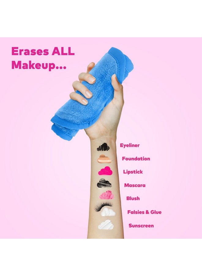 The Original MakeUp Eraser PRO, Effortlessly Remove All Makeup Using Only Water, Including Waterproof Mascara, Eyeliner, Foundation, Lipstick, Sunscreen, and More! Berry Blue, 1ct.