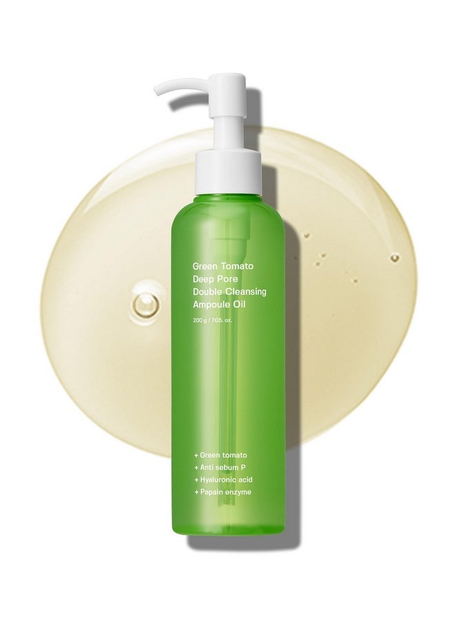 SUNGBOON EDITOR Double Cleansing Ampoule Oil | Makeup remover, Cleansing Oil for Blackhead Removal | Exfoliating Face Wash for Women | Pore Minimizer for Face | Korean Skin Care | 7.05 oz. (200g)