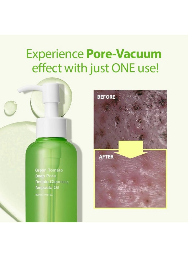 SUNGBOON EDITOR Double Cleansing Ampoule Oil | Makeup remover, Cleansing Oil for Blackhead Removal | Exfoliating Face Wash for Women | Pore Minimizer for Face | Korean Skin Care | 7.05 oz. (200g)