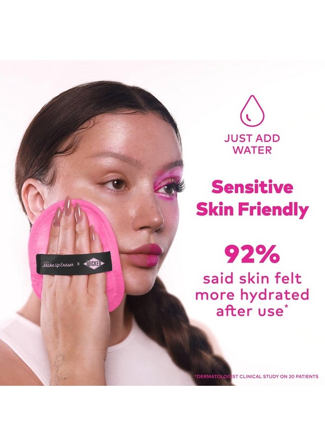 The Original MakeUp Eraser, 7-Day Set, Erase All Makeup With Just Water, Including Waterproof Mascara, Eyeliner, Foundation, Lipstick, Sunscreen, and More! Wicked, 7ct.