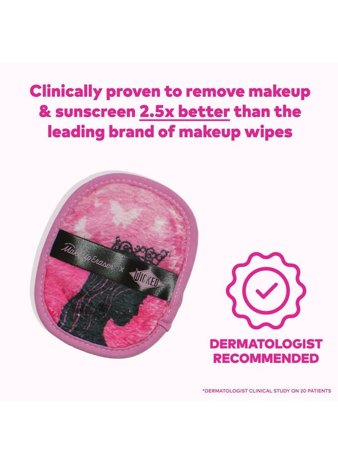 The Original MakeUp Eraser, 7-Day Set, Erase All Makeup With Just Water, Including Waterproof Mascara, Eyeliner, Foundation, Lipstick, Sunscreen, and More! Wicked, 7ct.