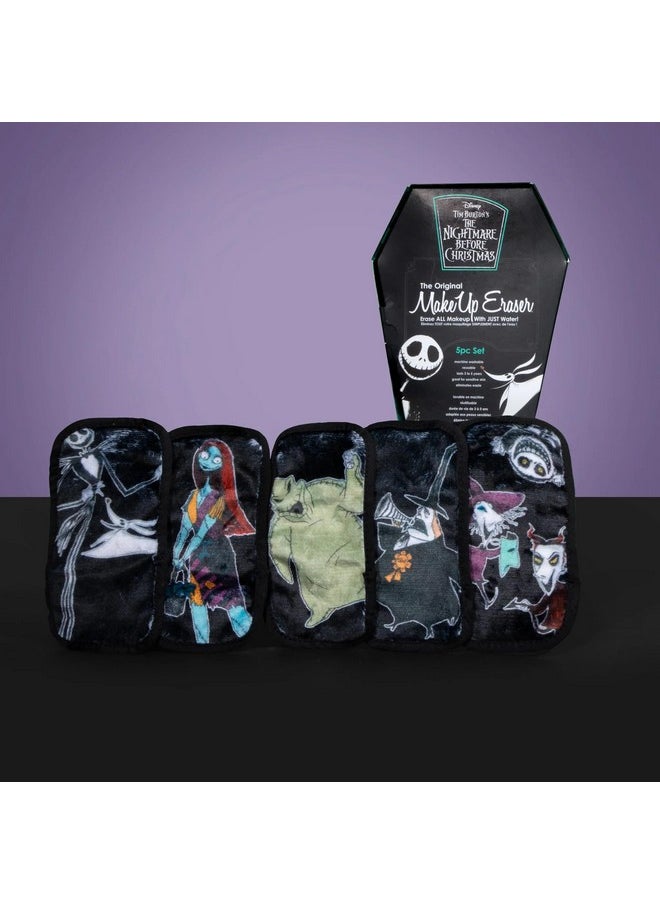 The Original MakeUp Eraser Mini PRO 5pk, Erase All Makeup With Just Water, Including Waterproof Mascara, Eyeliner, Foundation, Lipstick, Sunscreen, and More! Nightmare Before Christmas, 5ct.