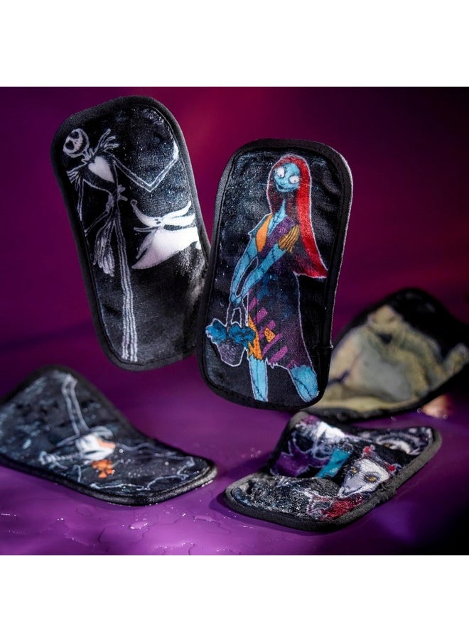 The Original MakeUp Eraser Mini PRO 5pk, Erase All Makeup With Just Water, Including Waterproof Mascara, Eyeliner, Foundation, Lipstick, Sunscreen, and More! Nightmare Before Christmas, 5ct.