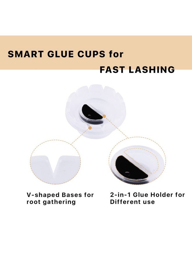 Miuffue 3-in-1 Lash Mannequin Head, Upgraded Eyelash Mannequin Head with Lash Glue Rings Eyelash Extension Tray, Eye Lash Extension Starters Kit for Practicing