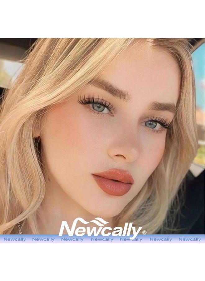 Lash Clusters Kit Wispy Natural Cluster Eyelash Extension Kit DIY Lash Extension Kit C Curl 10-16MM Eyelash Clusters Volume Individual Lashes Kit by Newcally