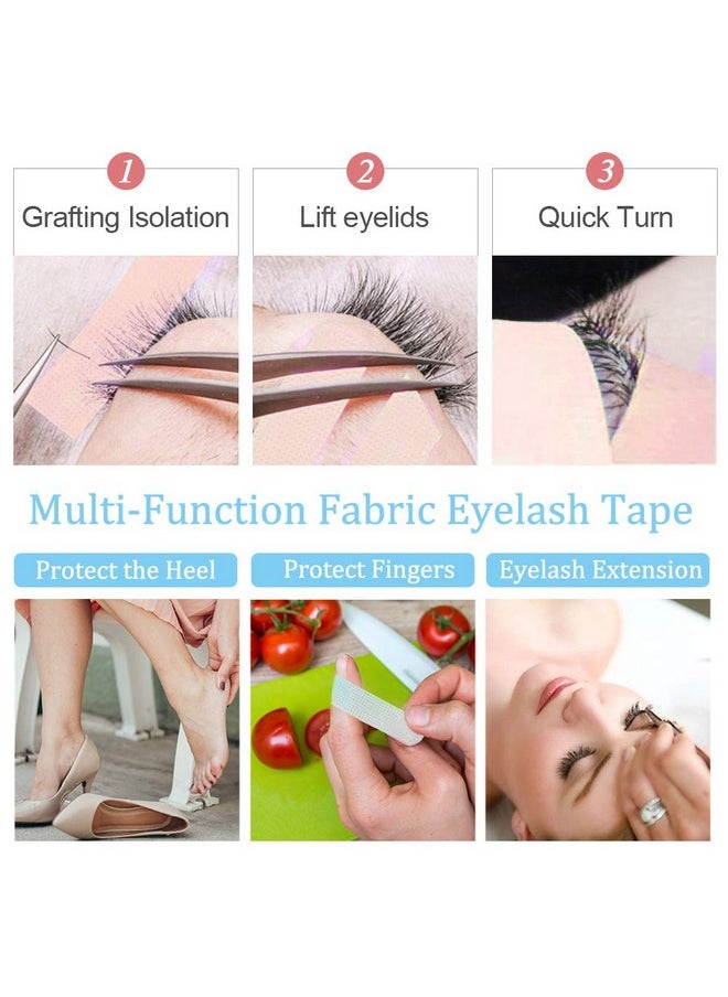 6 Rolls Eyelash Extension Tape EBANKU Adhesive Breathable Blue Lash Tape Micropore Fabric Under Eye Tape for Eyelash Extension Supply 10 Yard Each Roll (Blue)