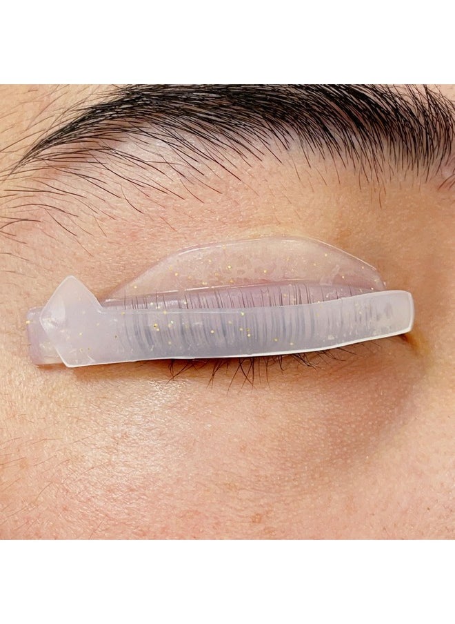 Lash Lift Ribbon Cover Silicone Eyelash Lifting String Covers Perm Lotion Mia Lami Stripe Tape Self Sticky Soft Compensators(Lash Lift & Tint Tool) 4 Pair Ultra Soft Ribbons Press Lashes Firmly