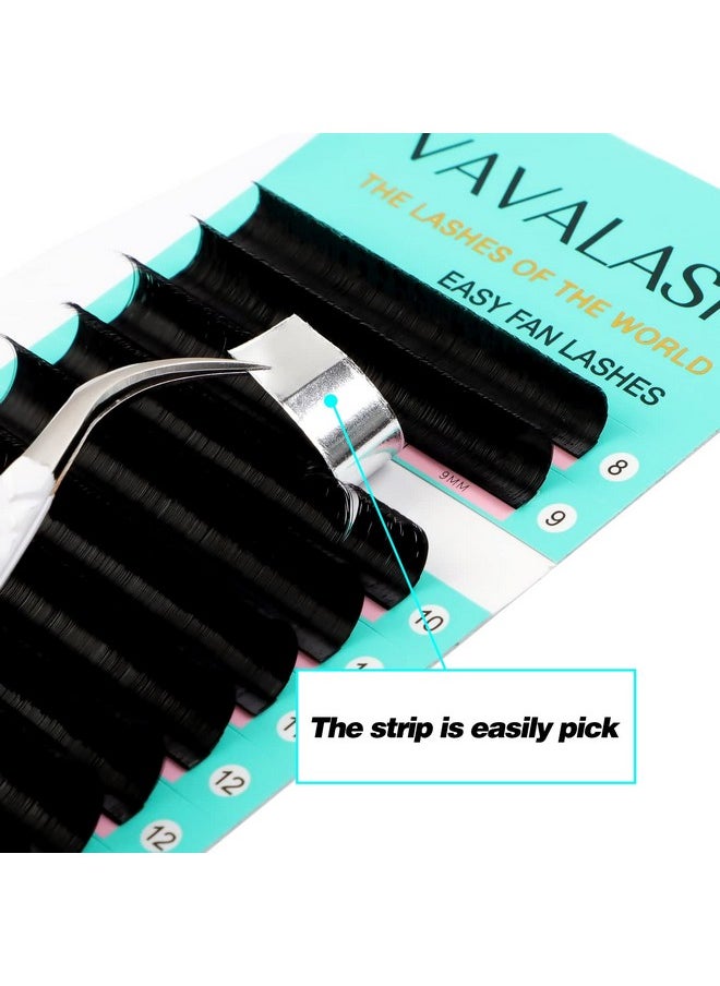 Eyelash Extension Supplies D Curl 0.07 Rapid Volume Lash Extensions Easy Fan 3D 4D 5D 6D 7D 10D Automatic Blooming Flower Lashes Self Fanning Russian Individual （D-0.07,8-15mm）